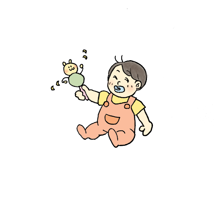 遊んでいる赤ちゃん